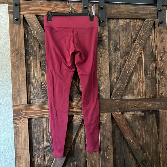 PINK ULTIMATE FLEECE LINED MESH LEGGINGS Sz-Small - Picture 4 of 8